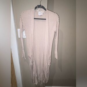 Pink Rose Women's Beige Cardigan